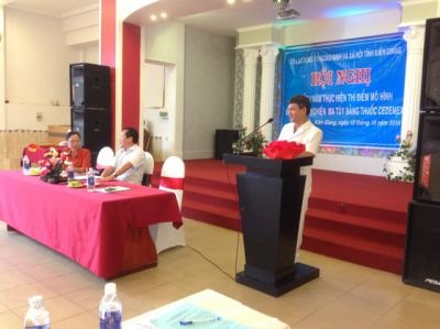 TS Nguyễn Phú Kiều phát biểu tại Hội nghị tổng kết Cedemex tại Kiên Giang 2017